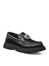 Buffalo Leather Loafers Black - DIOR - BALAAN 3