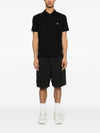 Stretch Piquet Slim Polo Shirt Black - CP COMPANY - BALAAN 3