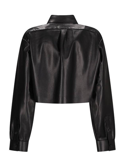 SHORT LEATHER SHIRT WITH 4G DETAIL - GIVENCHY - BALAAN 2