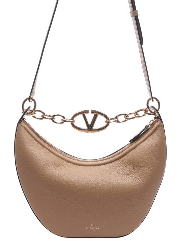 Women s V Logo Moon Small Tote Shoulder Bag 5W2B0Q42 JDK GH9 24F - VALENTINO - BALAAN 4