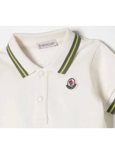 Kids Trimmed Polo T Shirt 8A000028496F F08 - MONCLER - BALAAN 2