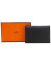 Calvi Duo Card Wallet Noir - HERMES - BALAAN 8