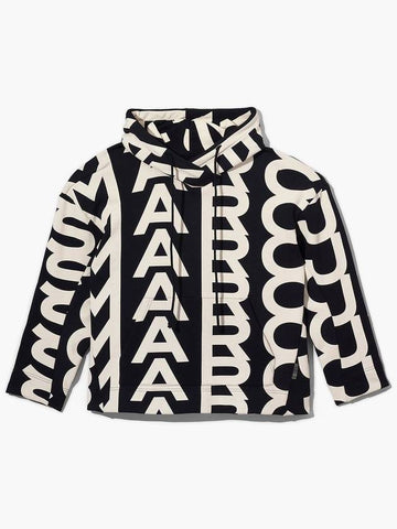 Monogram Oversized Hoodie_Black/Ivory (C632P26SP22-004) - MARC JACOBS - BALAAN 1