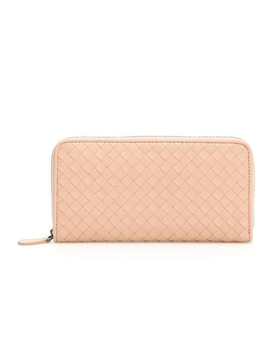 Intrecciato zipper leather long wallet - BOTTEGA VENETA - BALAAN.