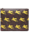 Logo Pattern Clutch Bag Brown - ETRO - BALAAN 2