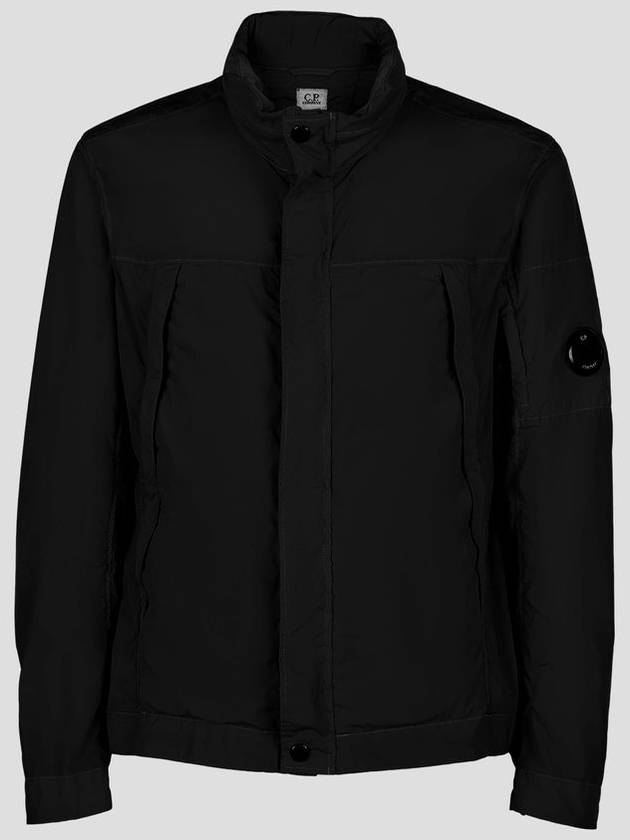 Nycra R Zip Up Jacket Black - CP COMPANY - BALAAN 2