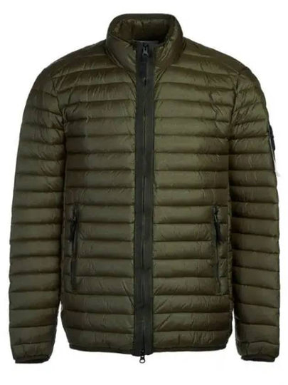 Men's Wappen Patch Padded Jacket Khaki - STONE ISLAND - BALAAN 2