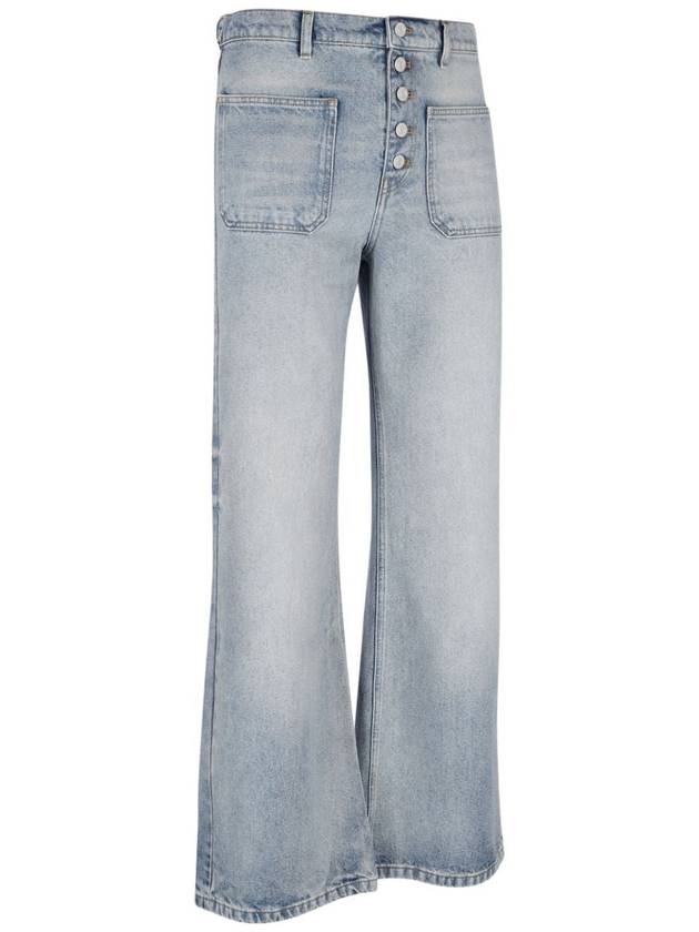 Multiplex Denim Baggy Jeans Light Blue - COURREGES - BALAAN 4