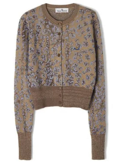 Leopard Crop Cardigan Brown - VIVIENNE WESTWOOD - BALAAN 2