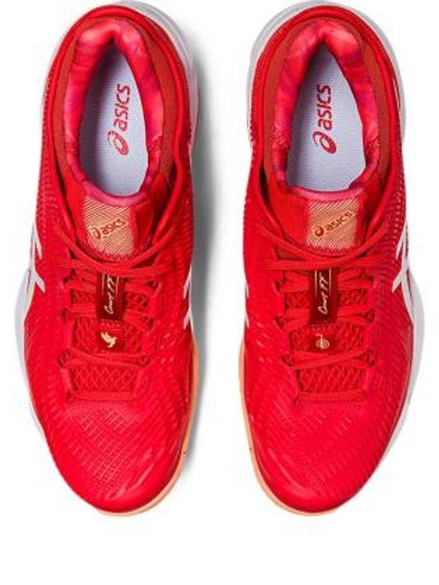 Court FF 3 Novak Low Top Sneaker Red - ASICS - BALAAN 7