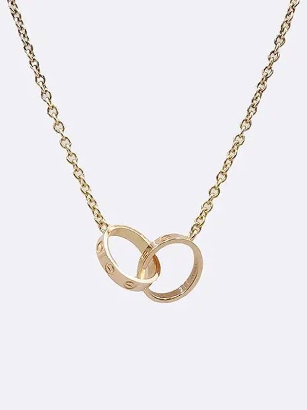 B7212300 18K pink gold Love necklace chain - CARTIER - BALAAN 2