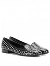 15FW Crystal Stud Loafer 404644 CPX00 1000 - SAINT LAURENT - BALAAN 2