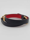 V Double Strap Bracelet Black Pure Red - VALENTINO - BALAAN 4