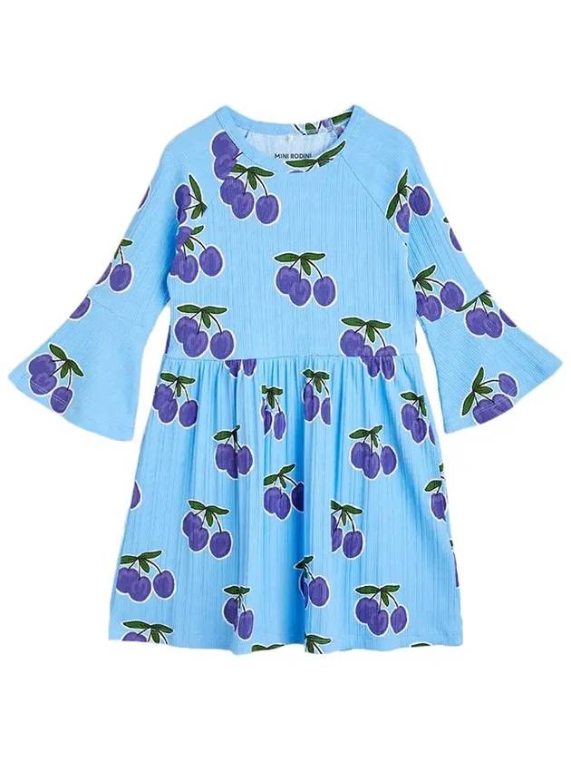 Kids All Over Plum Printing Dress 23750107 60 - MINI RODINI - BALAAN 1