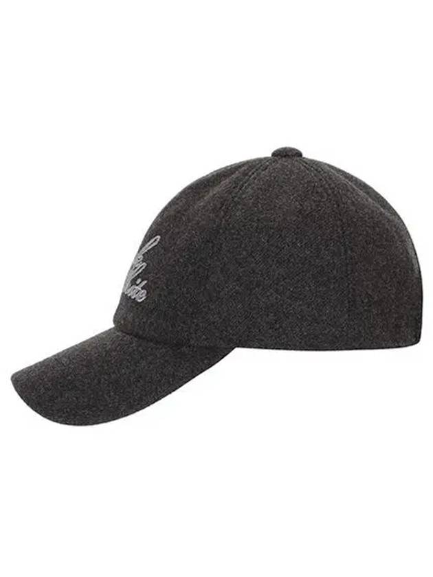 Men s twill tissue logo ball cap 8404GXAC BLACK - BLACK&WHITE - BALAAN 3