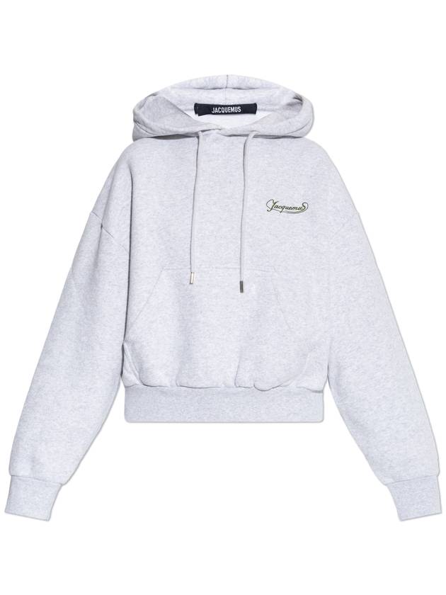 Jacquemus Sweatshirt With Logo, Women's, Grey - JACQUEMUS - BALAAN 1