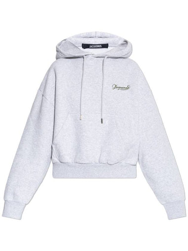 Jacquemus Sweatshirt With Logo, Women's, Grey - JACQUEMUS - BALAAN 1