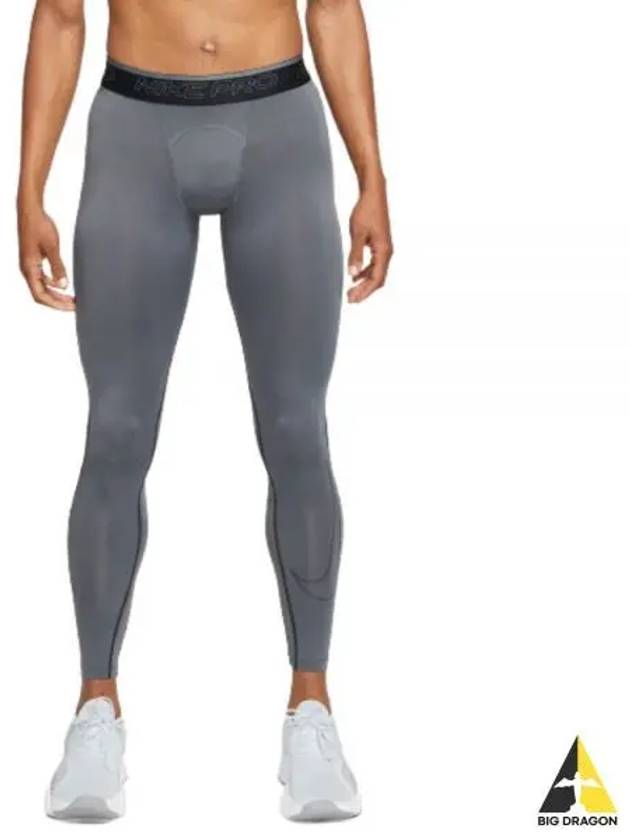 Men's Pro Dri Fit Tights Leggings Grey - NIKE - BALAAN 2