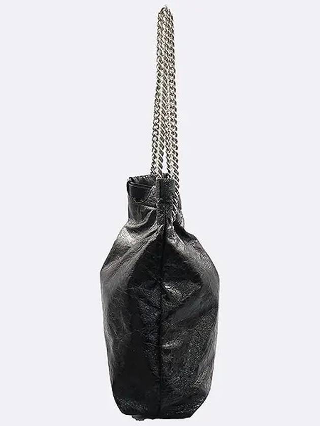 742941 Black Crush Medium Chain Tote Bag - BALENCIAGA - BALAAN 3