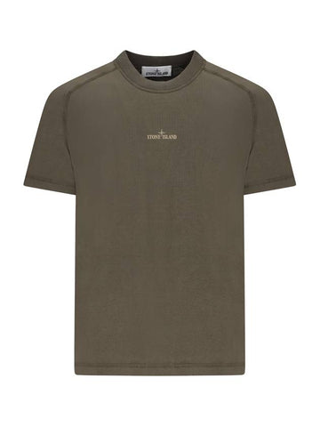 T-SHIRT WITH LOGO - STONE ISLAND - BALAAN 1