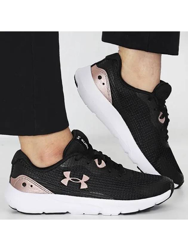 W UA Surge 3 Low Top Sneakers Black - UNDER ARMOUR - BALAAN 2