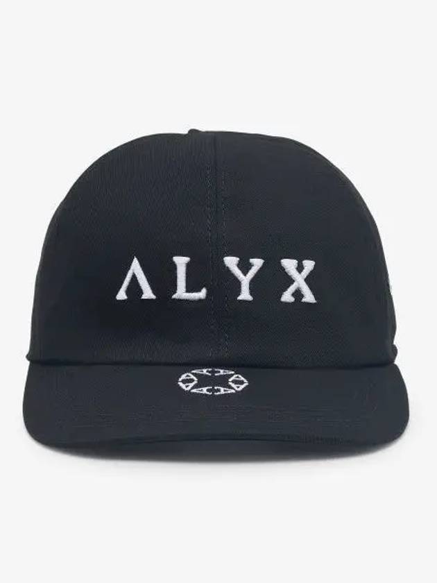 Embroidered Logo Cotton Ball Cap Black - 1017 ALYX 9SM - BALAAN 2