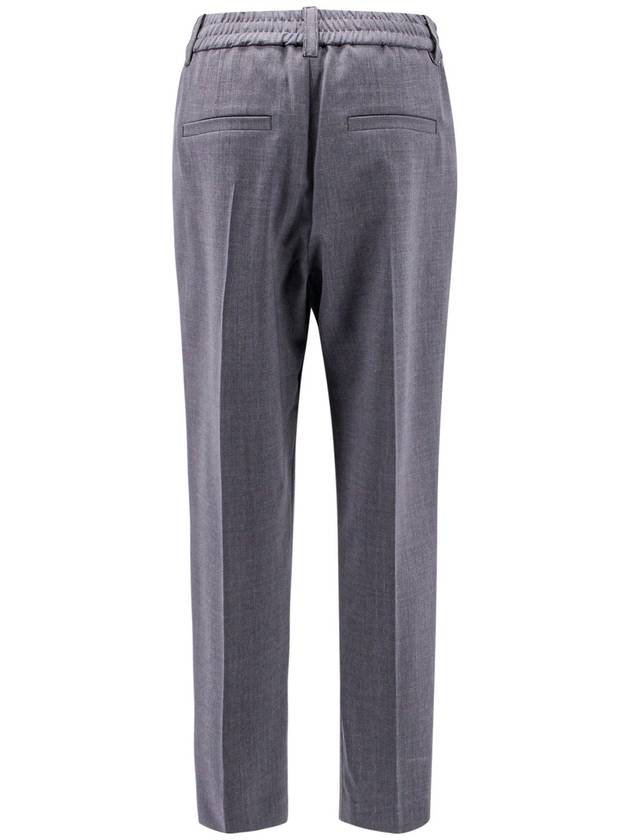 Straight Pants Grey - BRUNELLO CUCINELLI - BALAAN 3