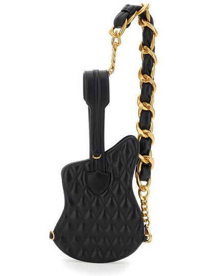 Black Shoulder Bag With Embossed Logo In Quilted Leather Woman - BALMAIN - BALAAN 2