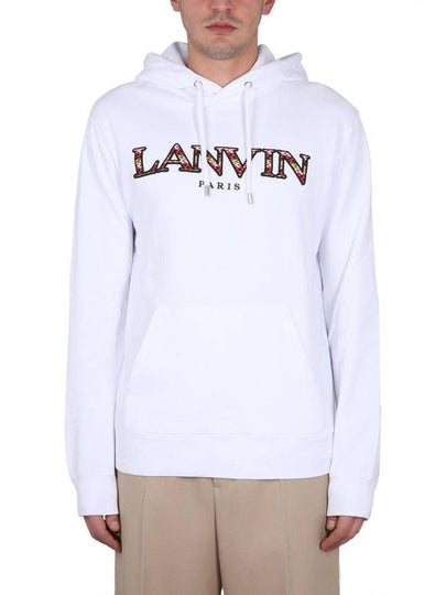 Hooded Sweatshirt RMHO0001J199P23 0140 OPTIC WHITE GREEN - LANVIN - BALAAN 2