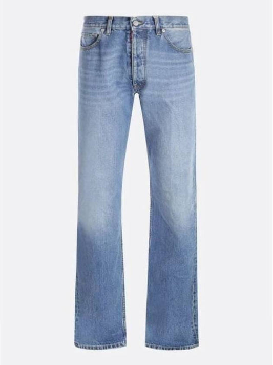 Back Stitch 5 Pocket Straight Jeans Medium Wash - MAISON MARGIELA - BALAAN 2