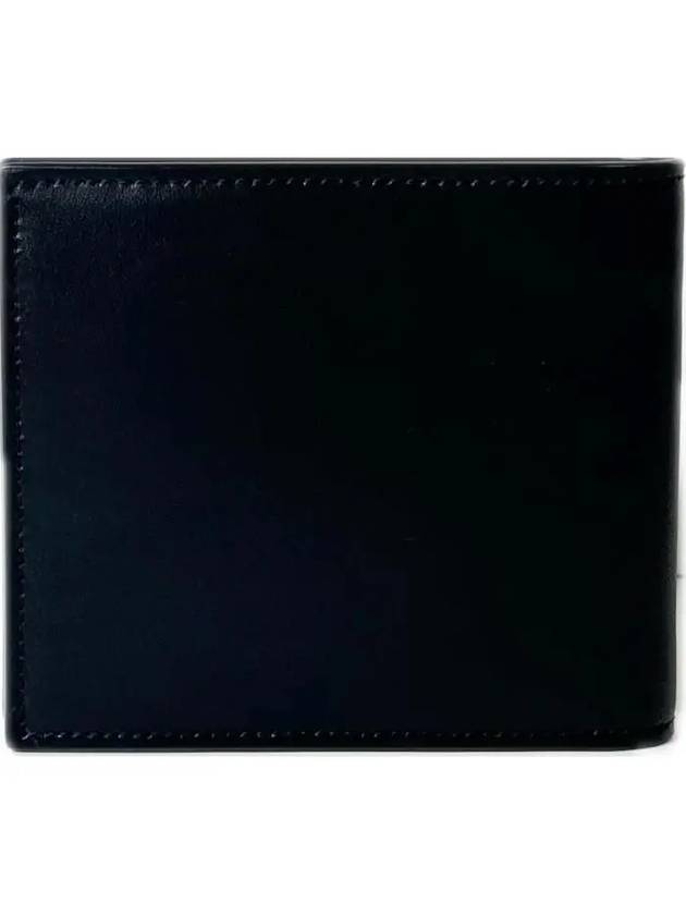 Tiny Cassandre East West Wallet in Matte Leather Black - SAINT LAURENT - BALAAN 3