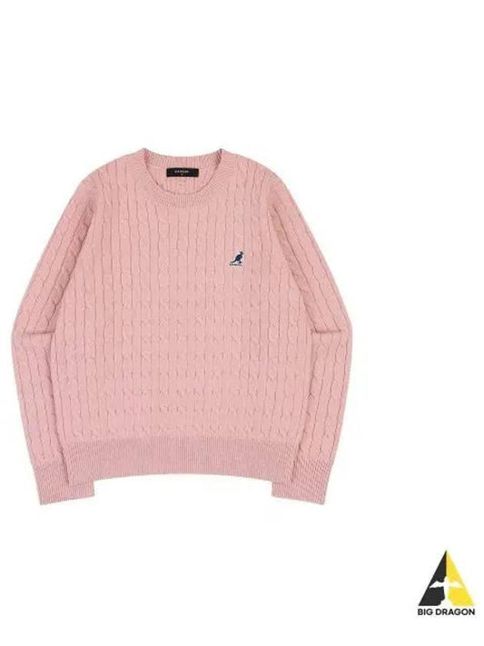 Women s Classic Logo Sweater 1890 Pink - KANGOL - BALAAN 1