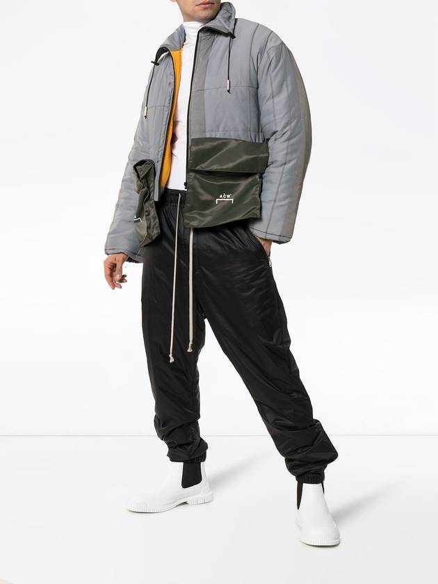 A Cold Wall Puffer Jacket With Detachable Sleeves Slate - A-COLD-WALL - BALAAN 9