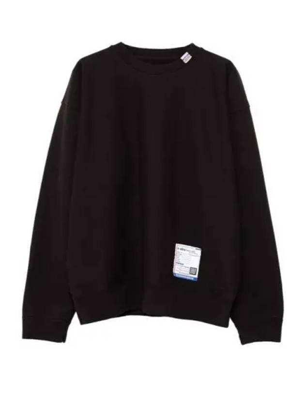 French Terry Pullover Sweatshirt Black - MIHARA YASUHIRO - BALAAN 1