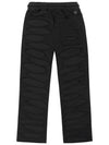 Double Layered Cut Out Sweat Track Pants Black - ULKIN - BALAAN 5