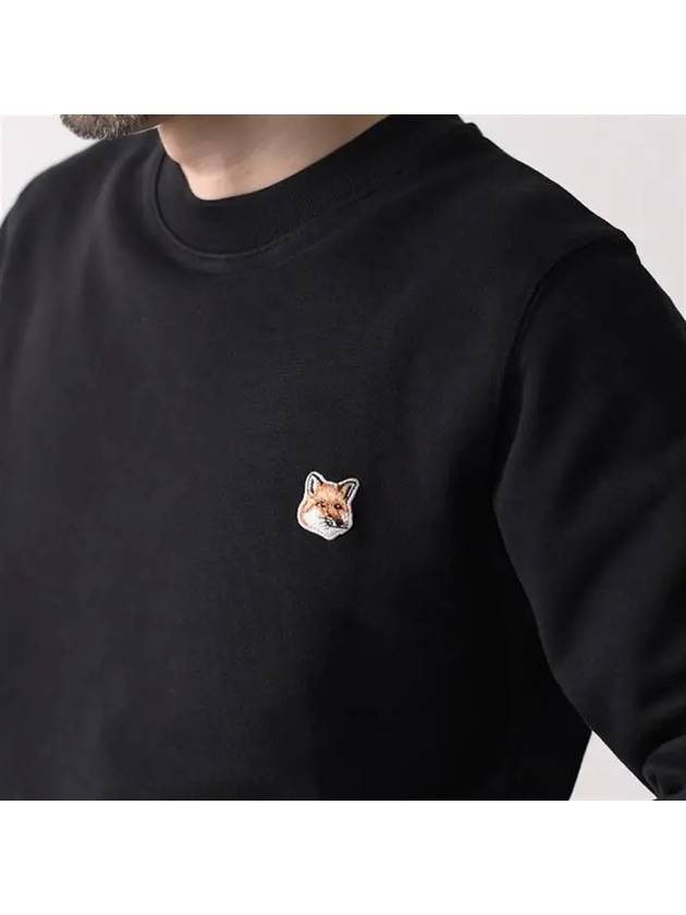 Fox Head Patch Regular Sweatshirt Black - MAISON KITSUNE - BALAAN 8