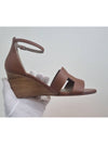 Legend Calfskin Wedge Heels Noir - HERMES - BALAAN 6