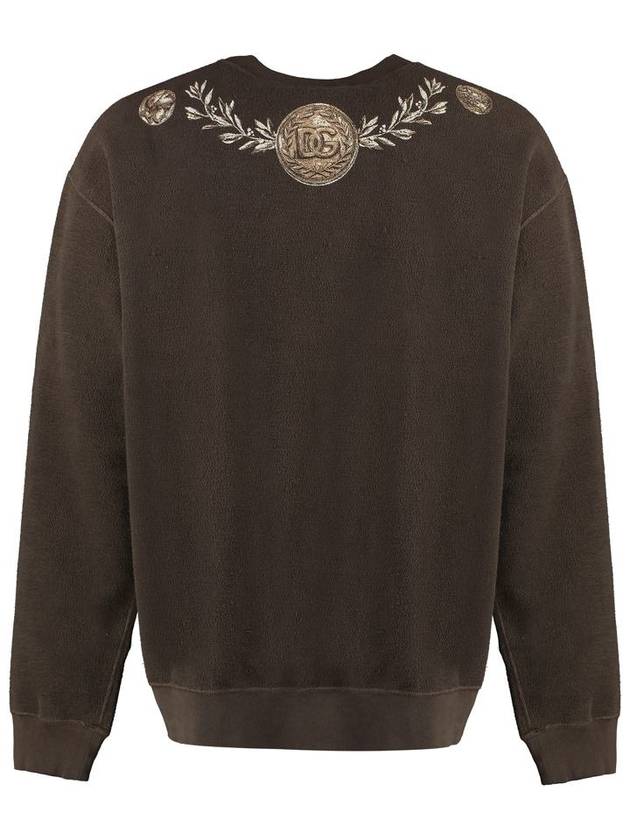 Sweater G9AHSTG7JO6 M1213 BROWN - DOLCE&GABBANA - BALAAN 3