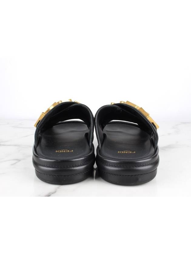 gold logo slipper sandals 37 - FENDI - BALAAN 3