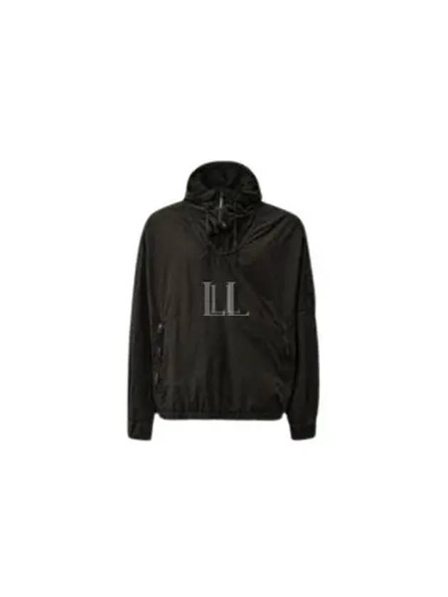 Taylon-L Half Zipped Hoodie Black - CP COMPANY - BALAAN 2