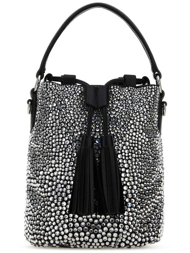 24 ss Bucket Bag WITH Crystal 5BE085 V COO 2D5H F0002 B0230978374 - MIU MIU - BALAAN 2