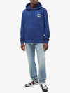 Cotton Jersey Hoodie Blue - GUCCI - BALAAN 3