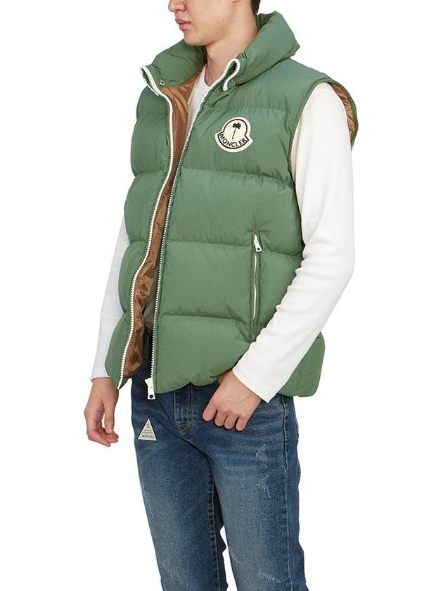 X Palm Angels Genius Padded Vest 1A00013 M3377 855 Unisex - MONCLER - BALAAN 6