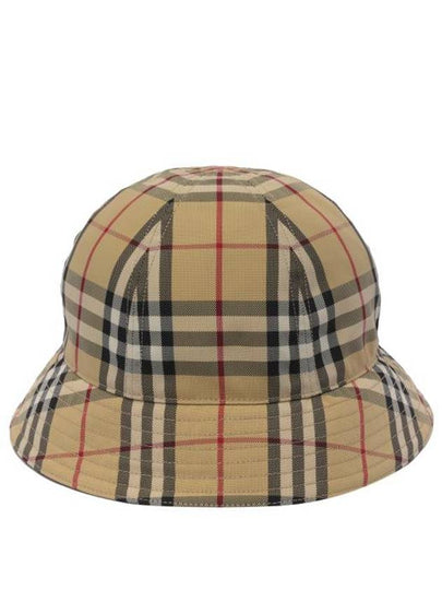 Vintage Check Nylon Bucket Hat Archive Beige - BURBERRY - BALAAN 2