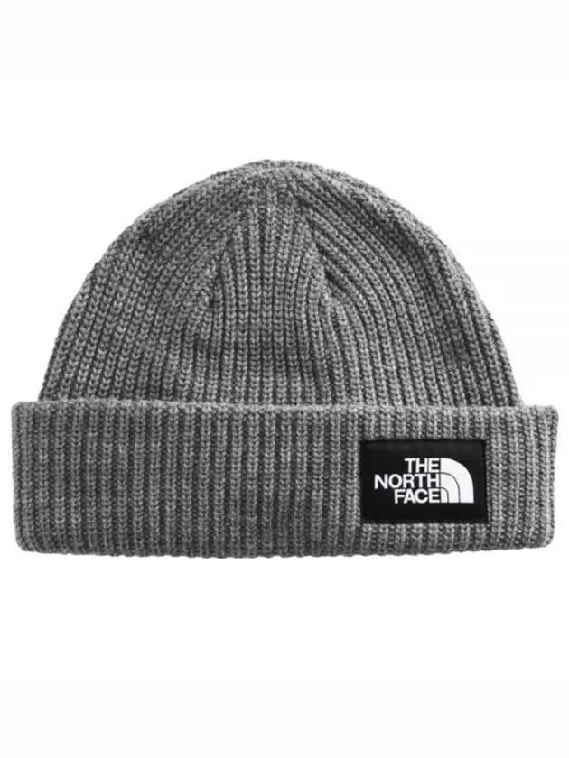 Salty Lined Ribbed Acrylic Beanie Grey - THE NORTH FACE - BALAAN 2