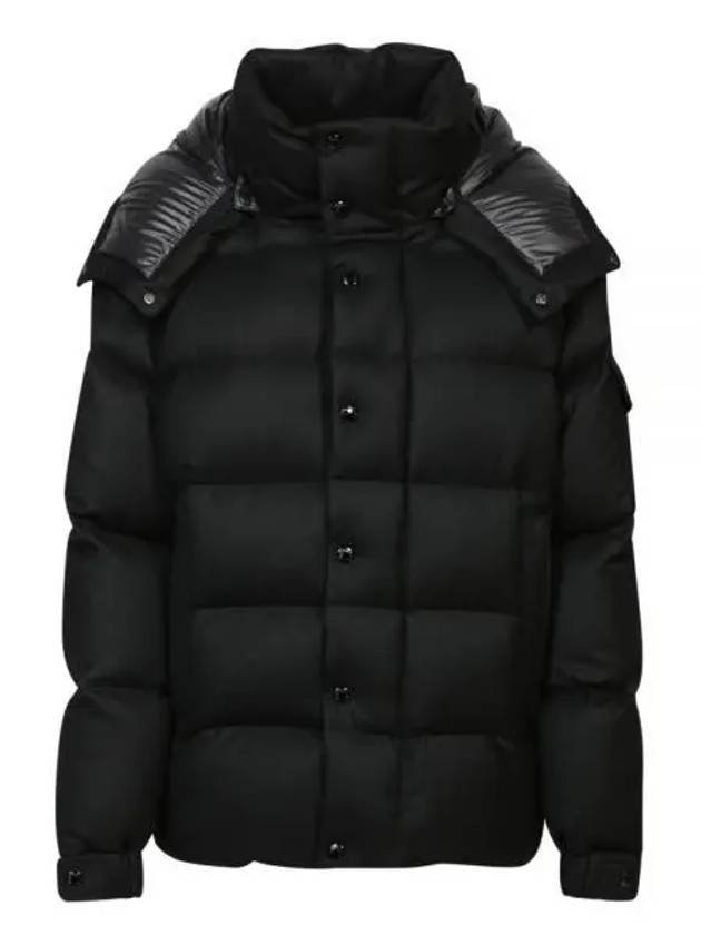 1A00157 54272 999 Vezere Flannel Short Down Jacket - MONCLER - BALAAN 1