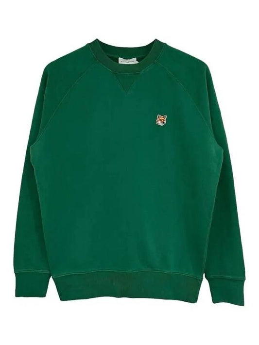 Fox Head Patch Classic Cotton Sweatshirt Deep Green - MAISON KITSUNE - BALAAN 2