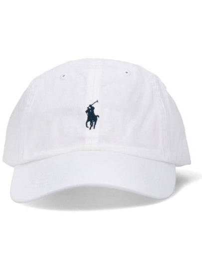 Embroidered Pony Ball Cap White - POLO RALPH LAUREN - BALAAN 2