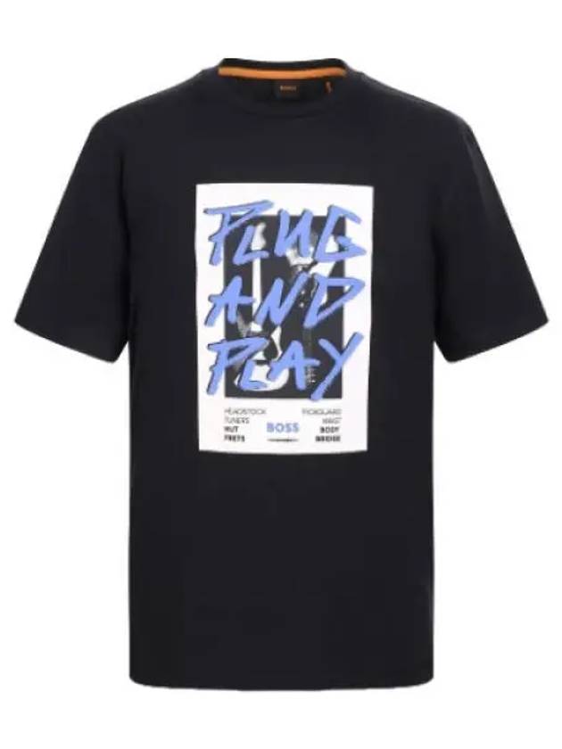 Boss Music Artwork Regular Fit Short Sleeve T Shirt Tee - HUGO BOSS - BALAAN 1