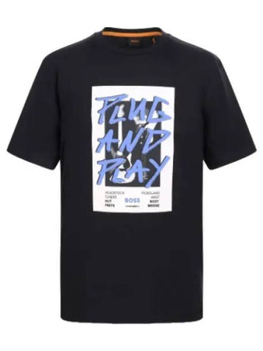 Boss Music Artwork Regular Fit Short Sleeve T Shirt - HUGO BOSS - BALAAN 1